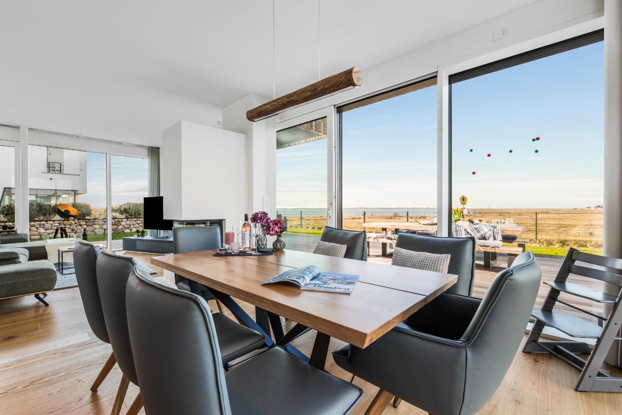 Villa King Erste Lage, Dachterrasse, Meerblick, Carport, Kamin, Sauna, Terrasse, Aussenrolllaeden Olpenitz Exterior photo