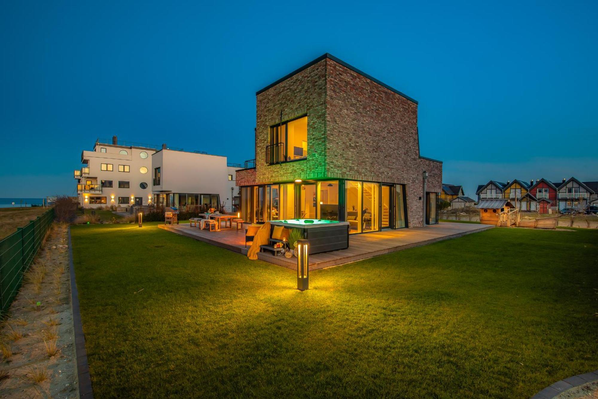 Villa King Erste Lage, Dachterrasse, Meerblick, Carport, Kamin, Sauna, Terrasse, Aussenrolllaeden Olpenitz Exterior photo